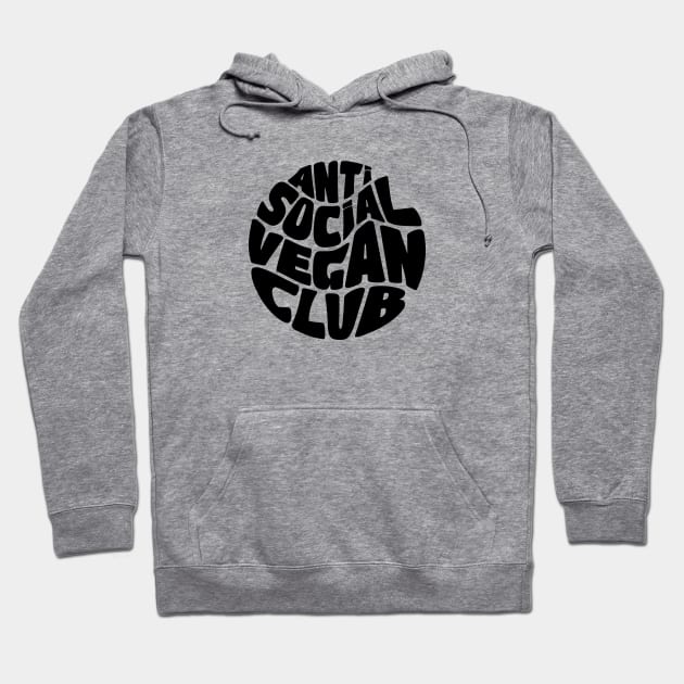 Anti Social Vegan Club Hoodie by Pridish